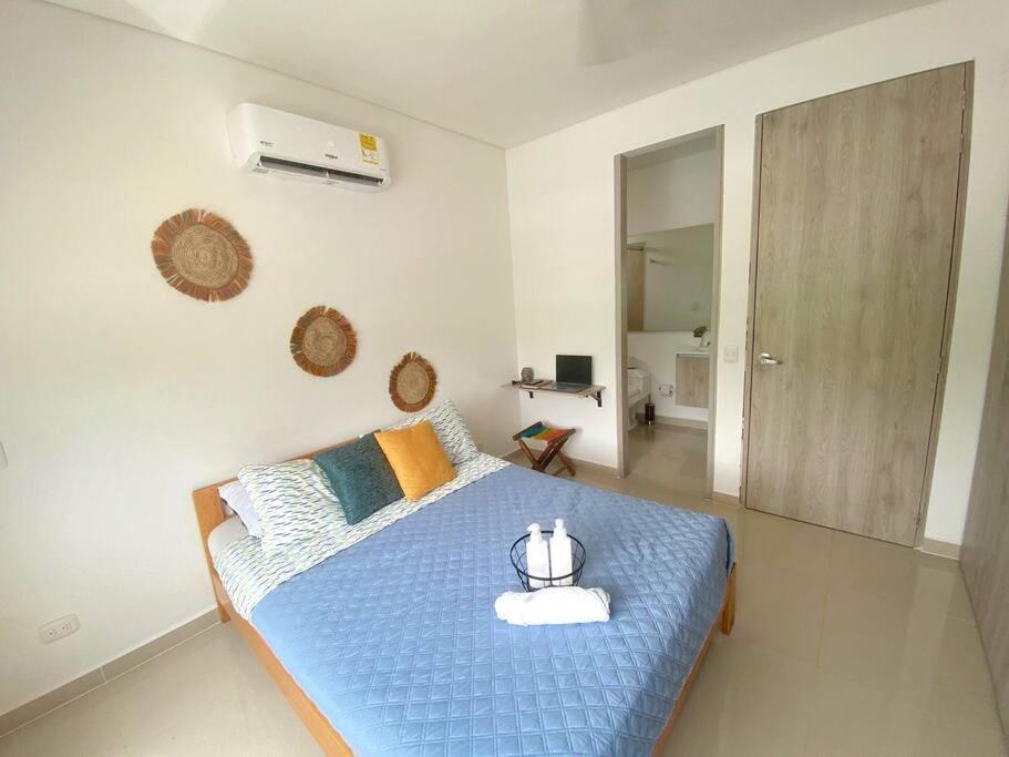 הוילה Carmen de Apicalá Casa Palma Roja Boutique , Piscina Privada מראה חיצוני תמונה